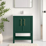 Green Bathroom Vanities You'll Love | Wayfair